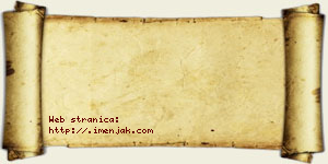 Jakov Grandić vizit kartica